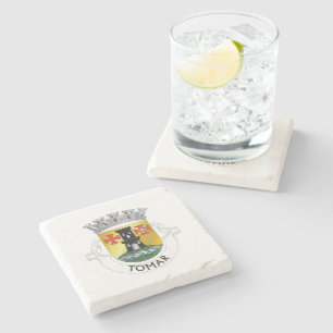Coat of Arms of Tomar, PORTUGAL Stone Coaster