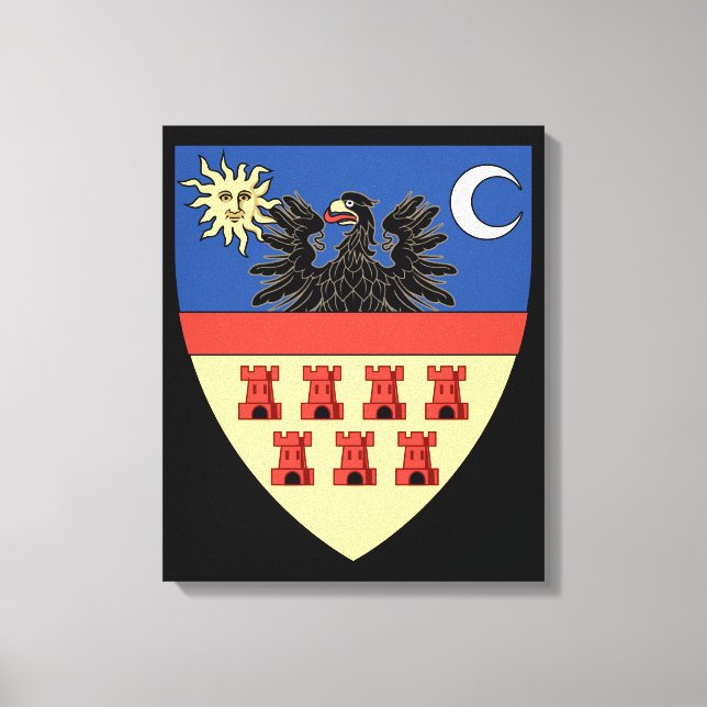 Coat of Arms of Transylvania Canvas Print (Front)