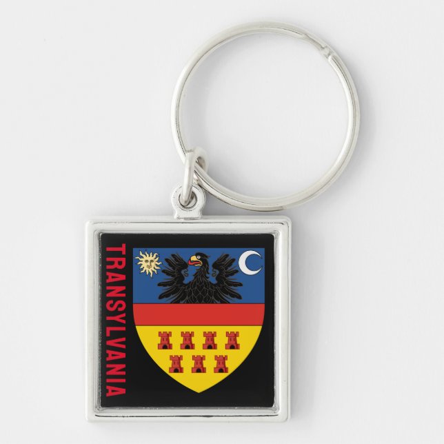 Coat of arms of Transylvania Key Ring (Front)