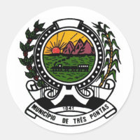 Coat of Arms of Três Pontas, Minas Gerais - BRAZIL