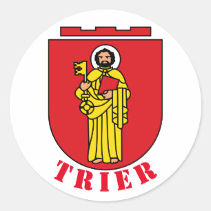 Coat of Arms of Trier, Germany Classic Round Sticker