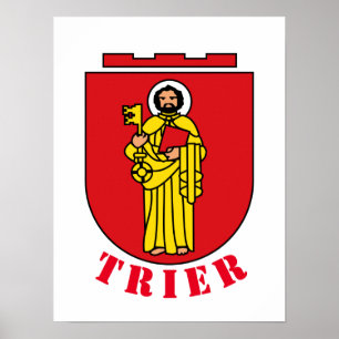 Coat of Arms of Trier, Germany Poster