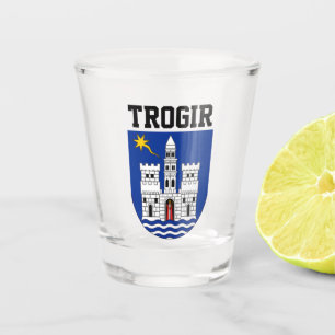 Coat of Arms of Trogir, Croatia Shot Glass