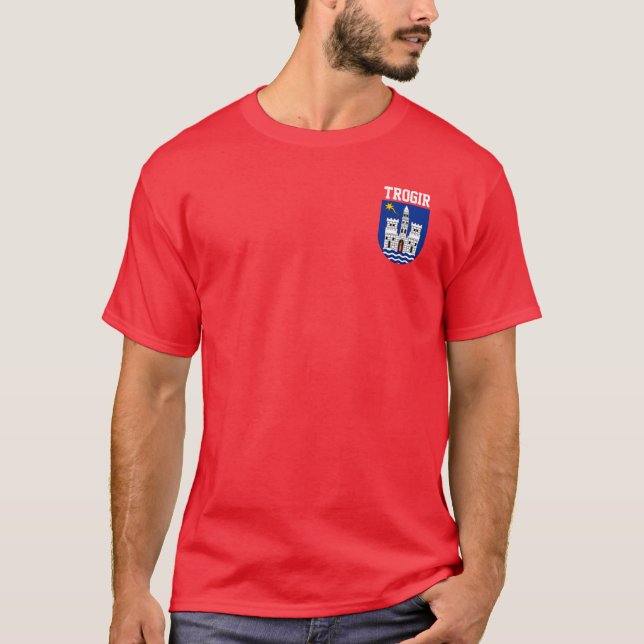 Coat of Arms of Trogir, Croatia T-Shirt (Front)