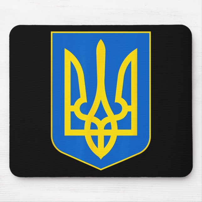Coat Of Arms Of Ukraine 1  Mouse Mat (Front)