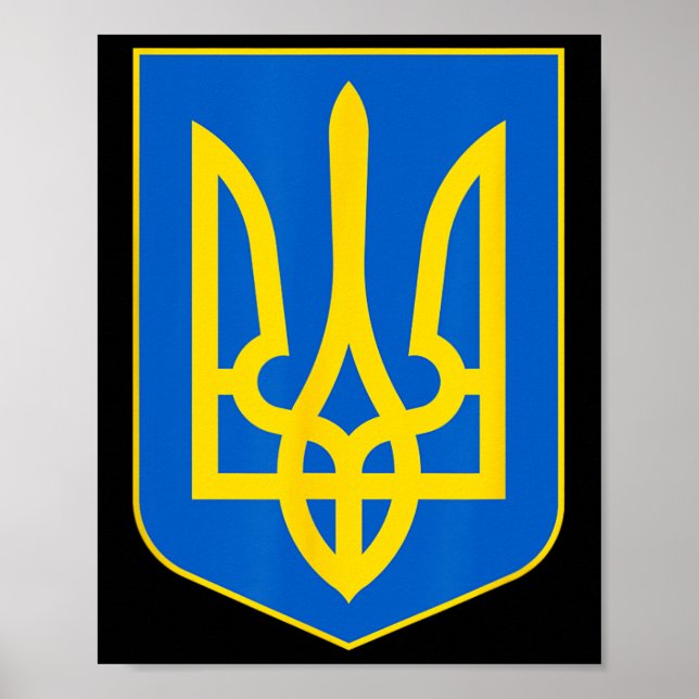 Coat Of Arms Of Ukraine 1  Poster (Front)