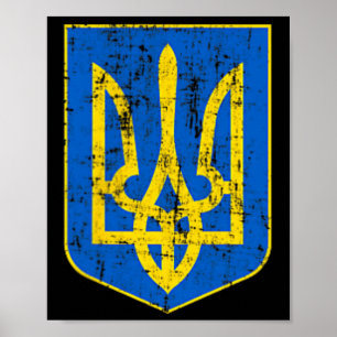 Coat Of Arms Of Ukraine 2 Poster