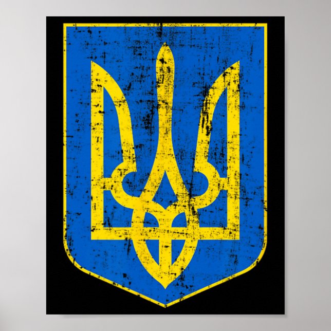 Coat Of Arms Of Ukraine 3  Poster (Front)