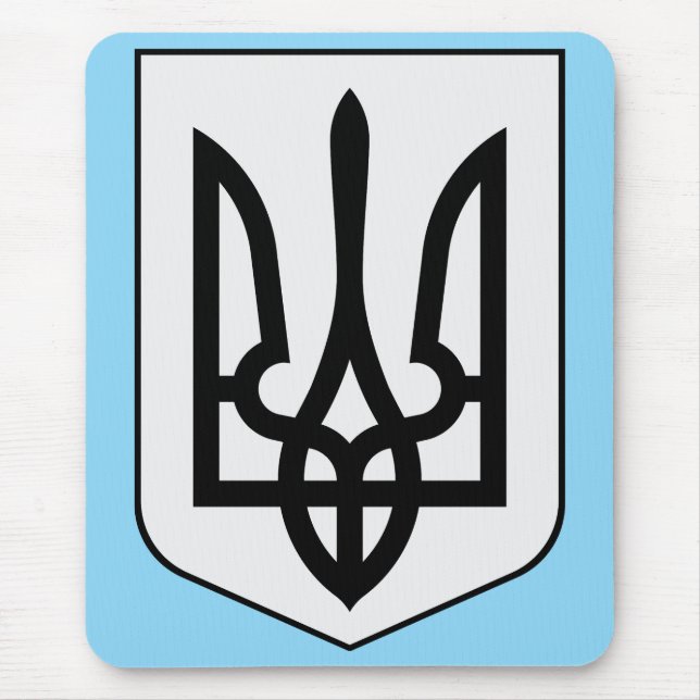 Coat of arms of Ukraine Mouse Mat (Front)