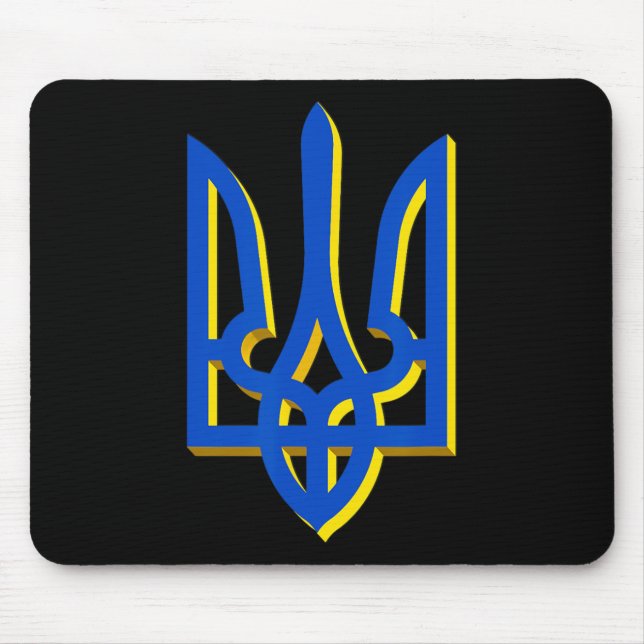 Coat Of Arms Of Ukraine  Mouse Mat (Front)