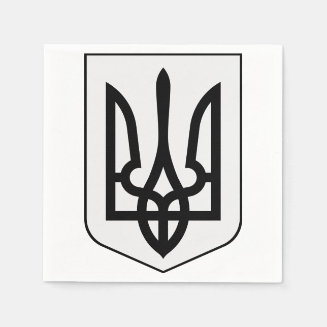 Coat of arms of Ukraine Napkin (Front)