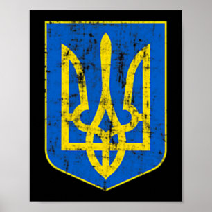 Coat of Arms of Ukraine  Poster