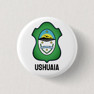 Coat of arms of Ushuaia - Argentina 3 Cm Round Badge