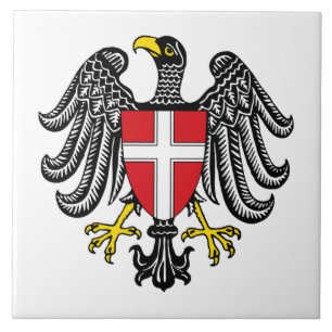 Coat of Arms of Vienna (Austria) Tile