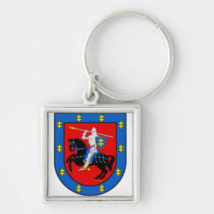 Coat of Arms of Vilnius County Key Ring