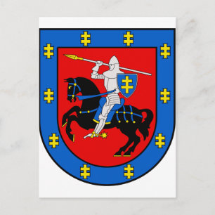 Coat of Arms of Vilnius County Postcard