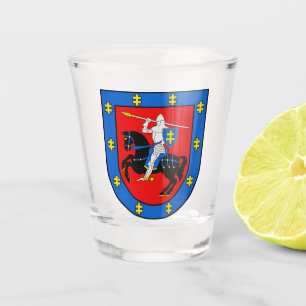 Coat of Arms of Vilnius County Shot Glass