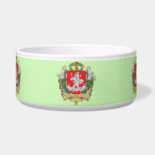 Coat of arms of Vilnius, Lithuania Bowl