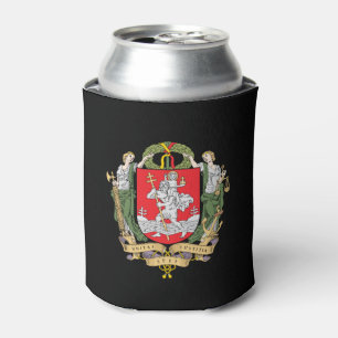 Coat of arms of Vilnius, Lithuania Can Cooler