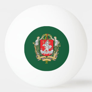 Coat of arms of Vilnius, Lithuania Ping Pong Ball