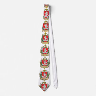 Coat of arms of Vilnius, Lithuania Tie