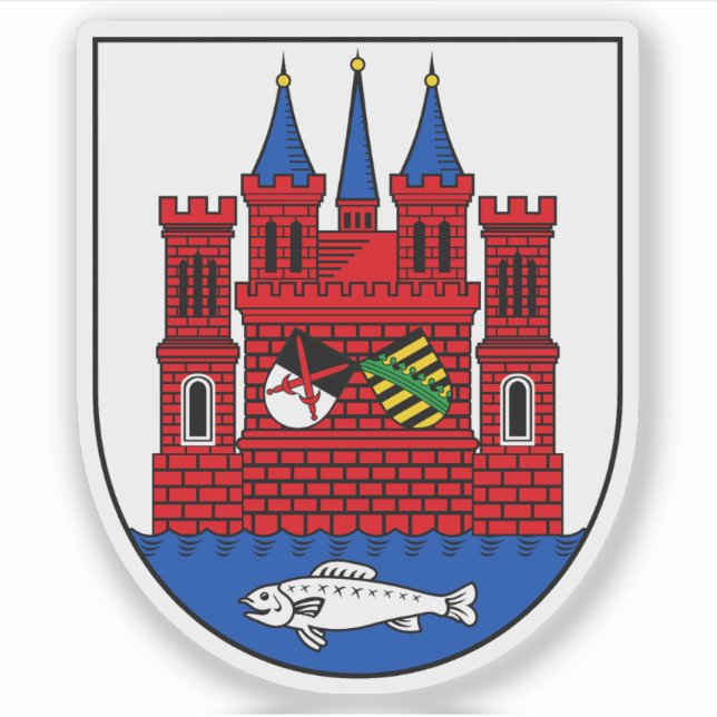 Coat of arms of Wittenberg, Germany (Front)