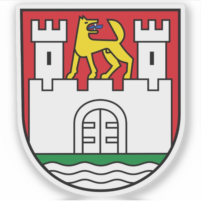 Coat of arms of Wolfsburg, Germany (Front)