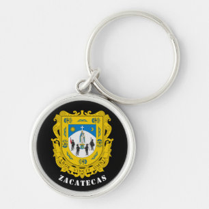 Coat of Arms of Zacatecas, Mexico Key Ring