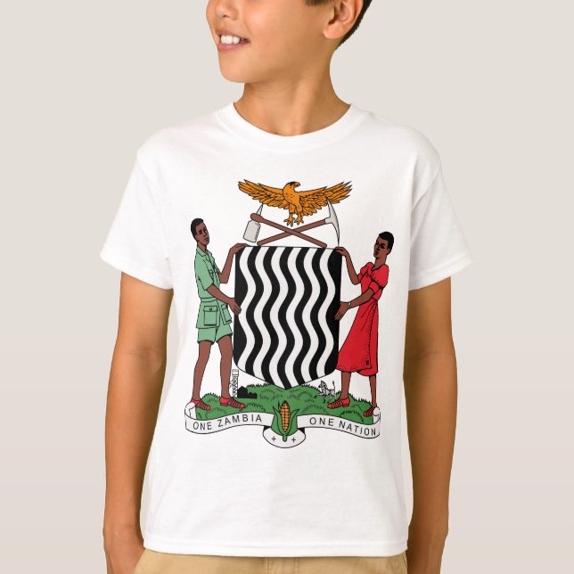 Coat of arms of Zambia T-Shirt (Front)