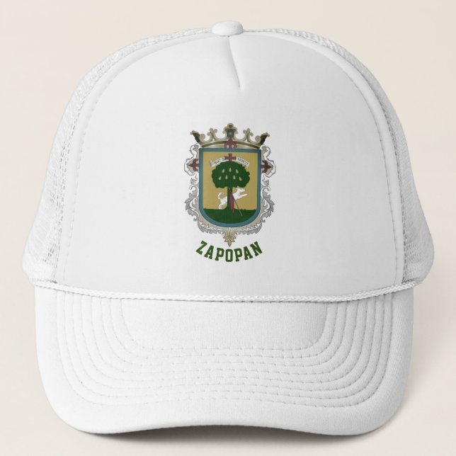 Coat of Arms of Zapopan - Mexico Trucker Hat (Front)
