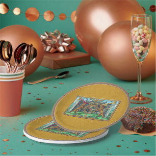 Coat of Arms Paper Plate