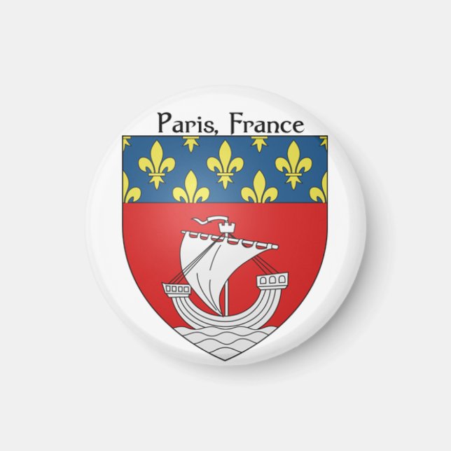 Coat of Arms Paris, France Magnet (Front)