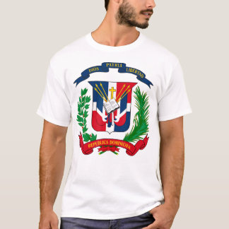 Coat Of Arms Republica Dominicana Bandera Dominica T-Shirt