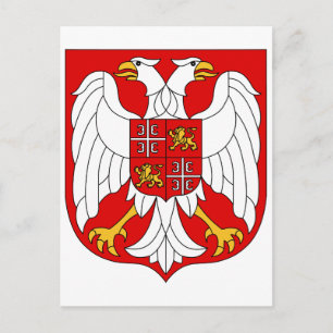 Coat of arms Serbia & Montenegro Official Symbol Postcard