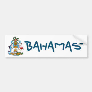 Coat of arms - the Bahamas Bumper Sticker
