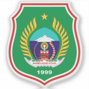 Coat of arms the North Maluku province, Indonesia