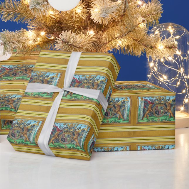 Coat of Arms Wrapping Paper (Holidays)