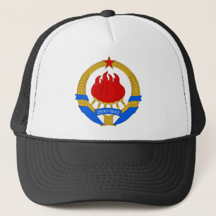 Coat of Arms Yugoslavia Official Heraldry symbnol Trucker Hat