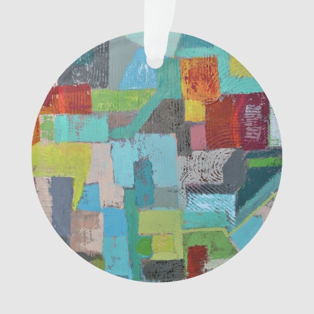 Coat of Many Colours Acrylic Ornament (Front)