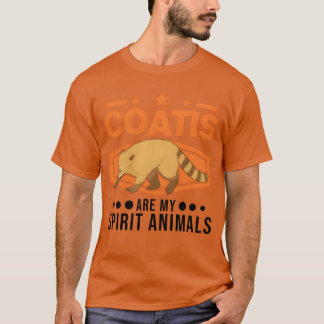 Coati Spirit Animal Proboscis girl T-Shirt