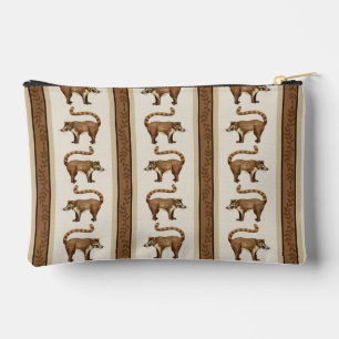 Coati Stripe Zipper Pouch