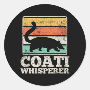 Coatis Coatimundi Coati Classic Round Sticker