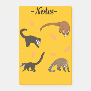 Coatis Post-it Notes