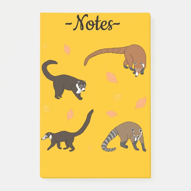 Coatis Post-it Notes (Front)