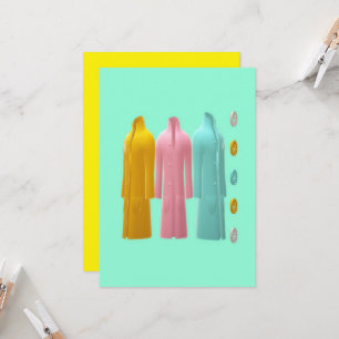 COATS FASHION CLOTHES DESIGN INVITATION