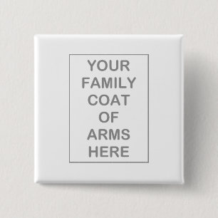Coats of Arms Buttons/Badges 15 Cm Square Badge