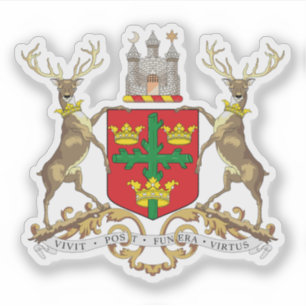 Coats of arms of the city of Nottingham, England