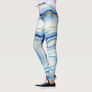 Cobalt Agate II Leggings