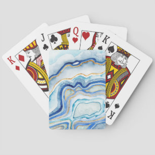 Cobalt Agate II Playing Cards