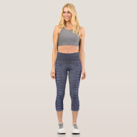 Cobalt Alligator Texture Print